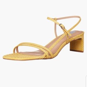 Steven by Steve Madden Oceana slingback sandals square toe heels 9.5